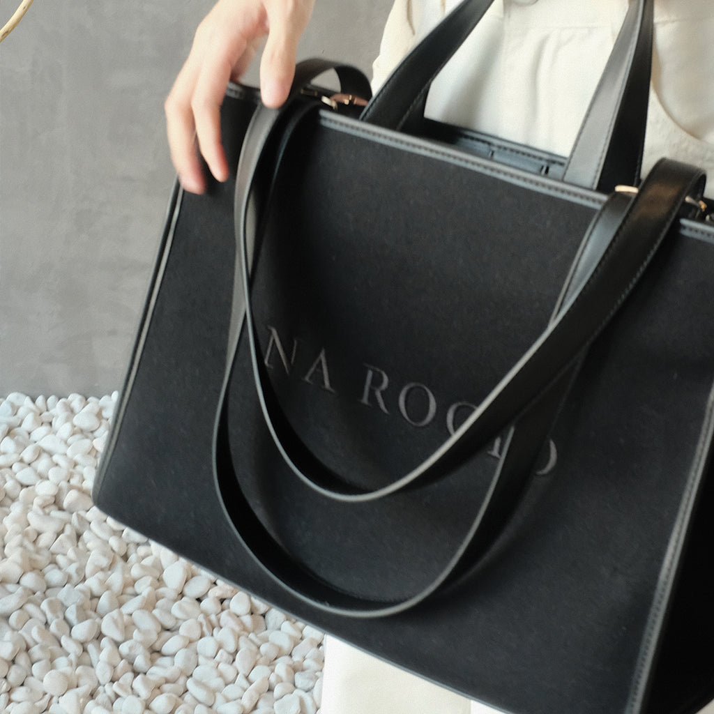 Faye Tote Bag / Full Black