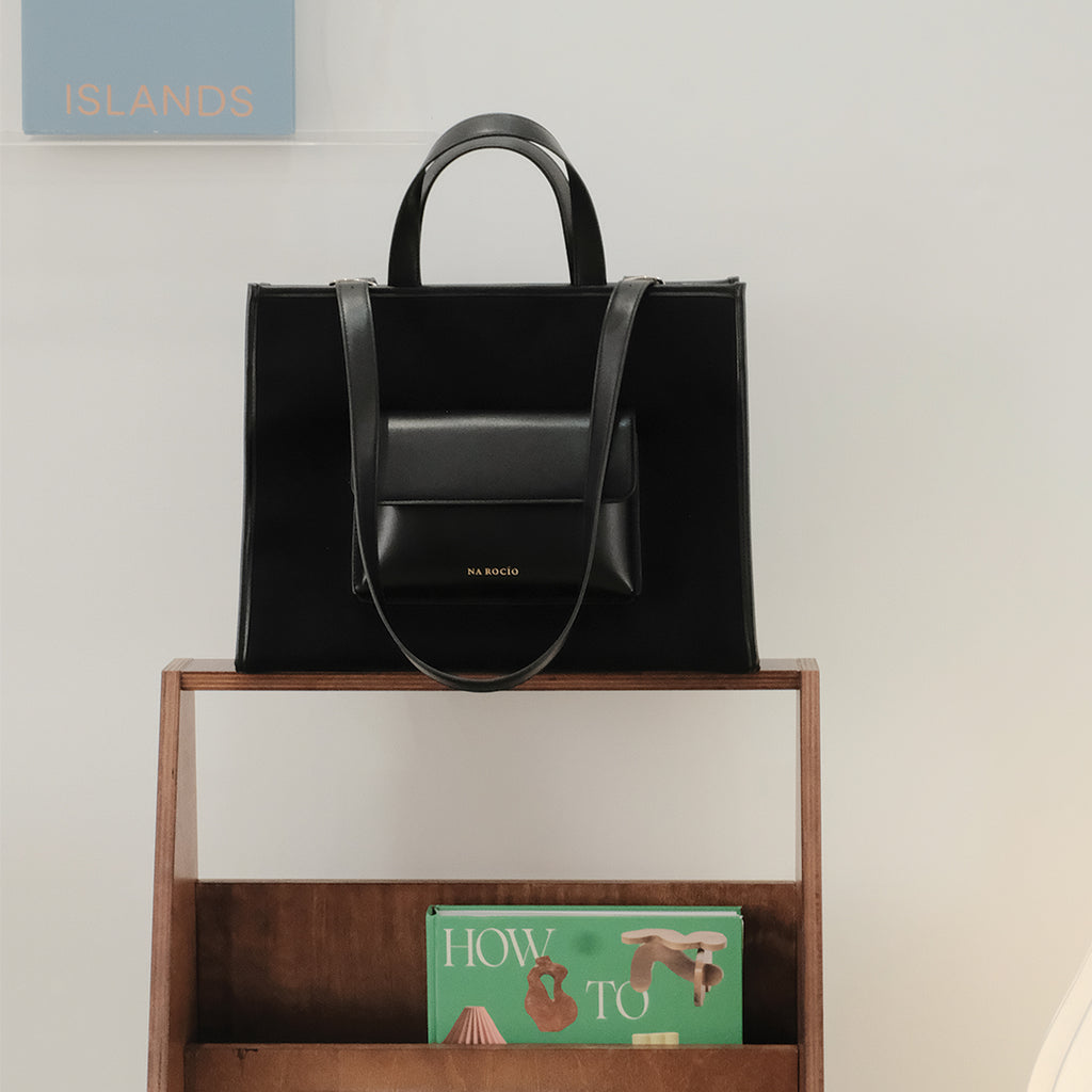 Faye Tote Bag / Full Black