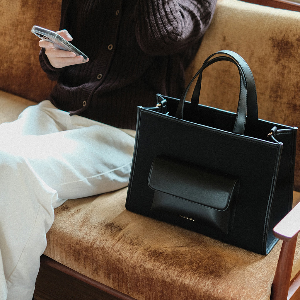 Faye Tote M / Full Black