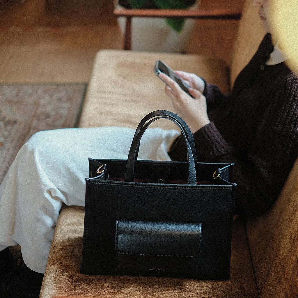 Faye Tote M / Full Black