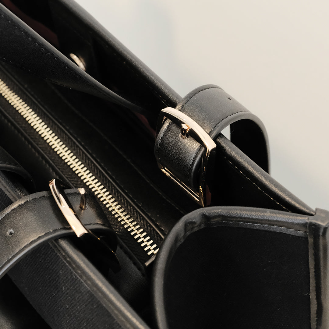 Faye Tote Bag / Full Black