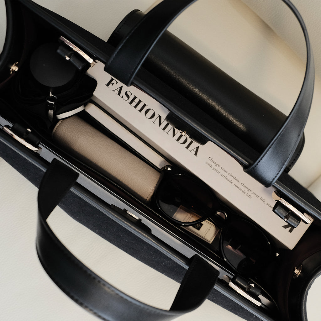 Faye Tote Bag / Full Black